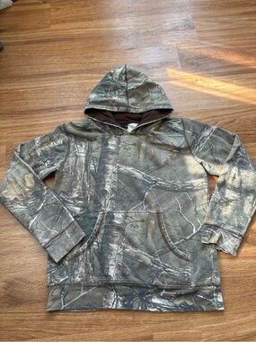 Youth Camouflage Hooded Pullover Sweatshirt XL